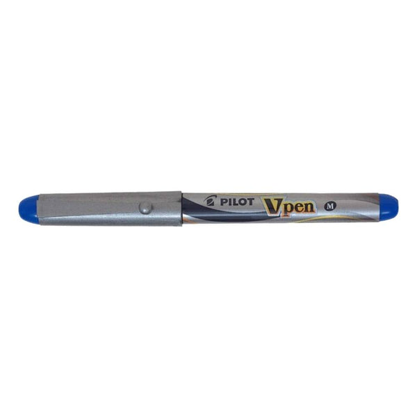Pluma V-pen Silver Azul Pilot