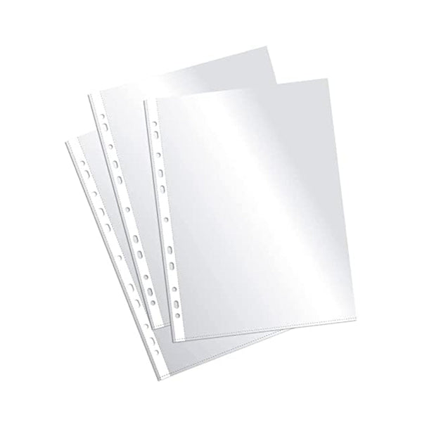 Set 10 Fundas A4 Plástico Multitaladro Office Plus
