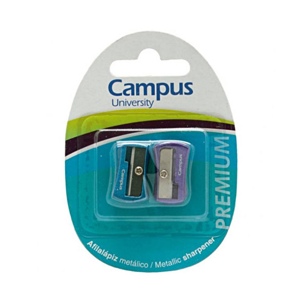 Set 2 Sacapuntas Premium Metal Campus University