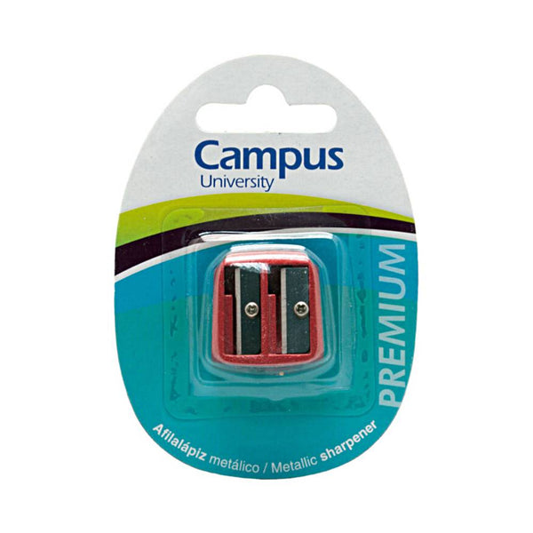 Sacapuntas Doble Premium Metal Campus University