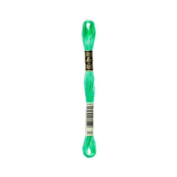 Hilo Bordar Mouliné Special DMC Tonos Verdes 954