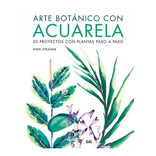 Libro Arte Botánico Acuarela Logilibro