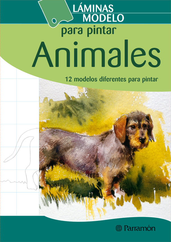 Libro Láminas Modelo para Pintar Animales Parramon