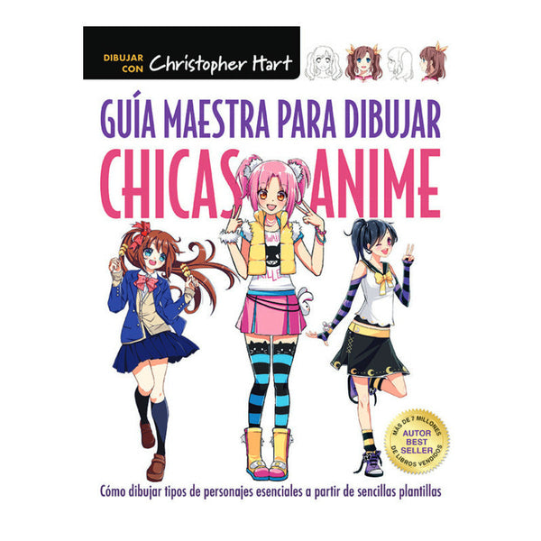 Guía Maestra para Dibujar Chicas Anime Editorial El Drac - milbby tienda de manualidades bellas artes y scrap