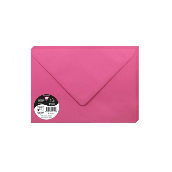 Set 20 Sobres 11x16 Rosa Fucsia Pollen Clairefontaine