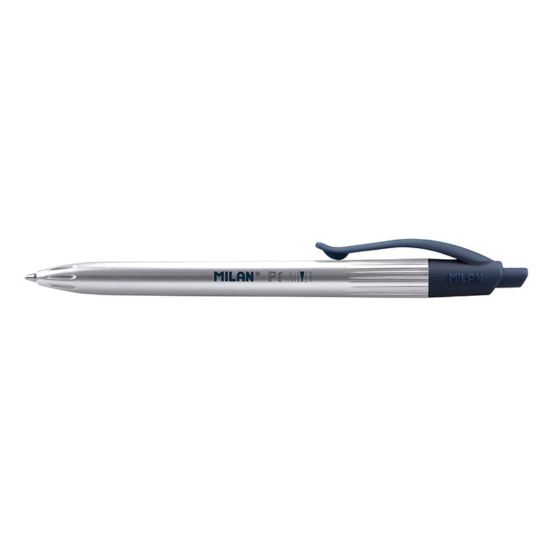 Bolígrafo P1 Color Azul Marino Edición Silver MILAN