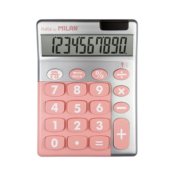 Calculadora Silver Rosa MILAN