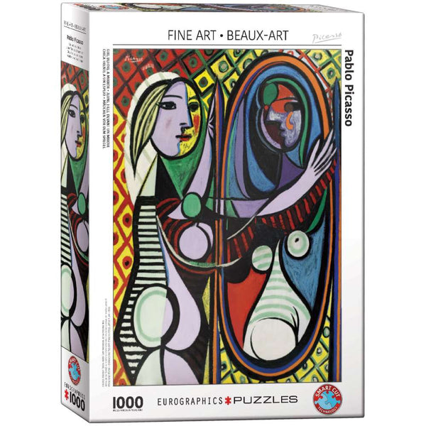 Puzzle 1000 Piezas Chica Frente a un Espejo Picasso Eurographycs