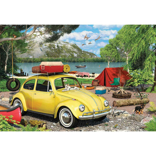 Puzzle 550 Piezas VW Beetle Champing Eurographycs (1)