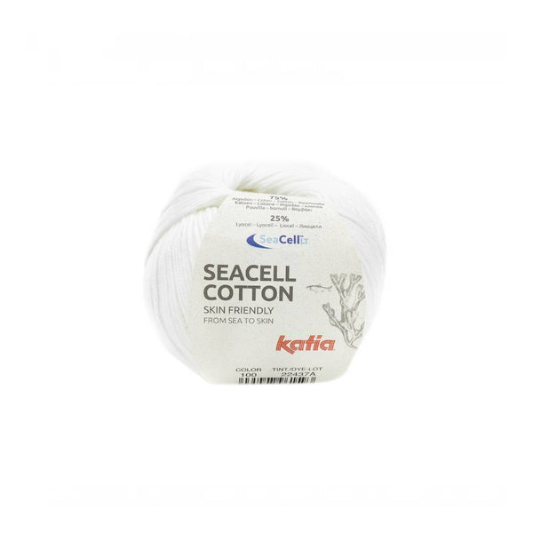 Hilo Ecológico Seacell Cotton & OVILLO SEACEL 100-blanco óptico