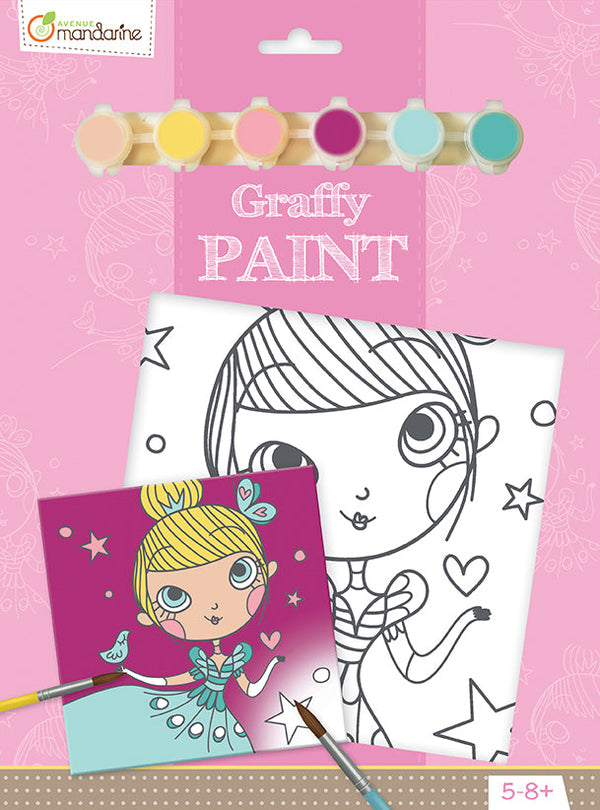 Cuadro para Colorear 'Princesa' Graffy Paint Avenue Mandarine