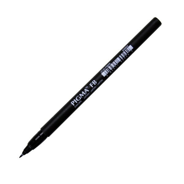 Pigma Brush Pen Punta Pincel Fina Negro Sakura