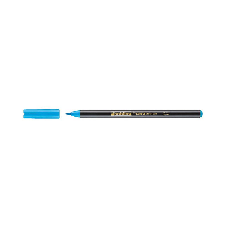 Rotulador Brushpen 1340 Azul Pastel Edding