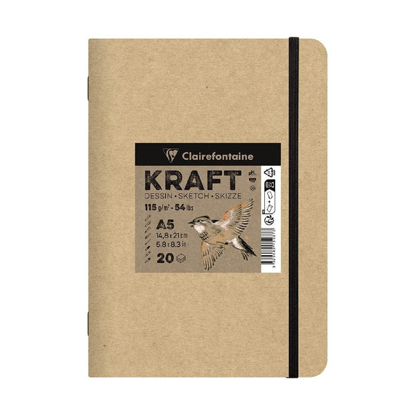 Cuaderno Grap Kraft A5 Marrón Clairefontaine