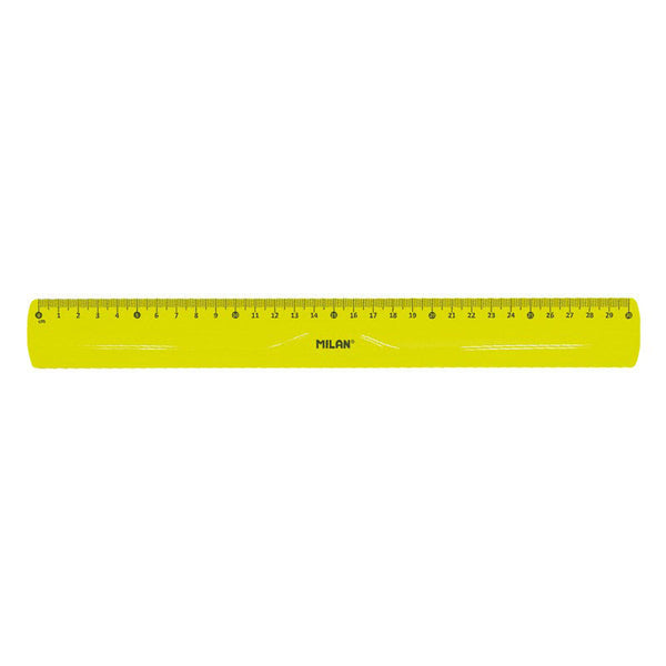Regla Flex & Resistant Amarillo 30cm MILAN