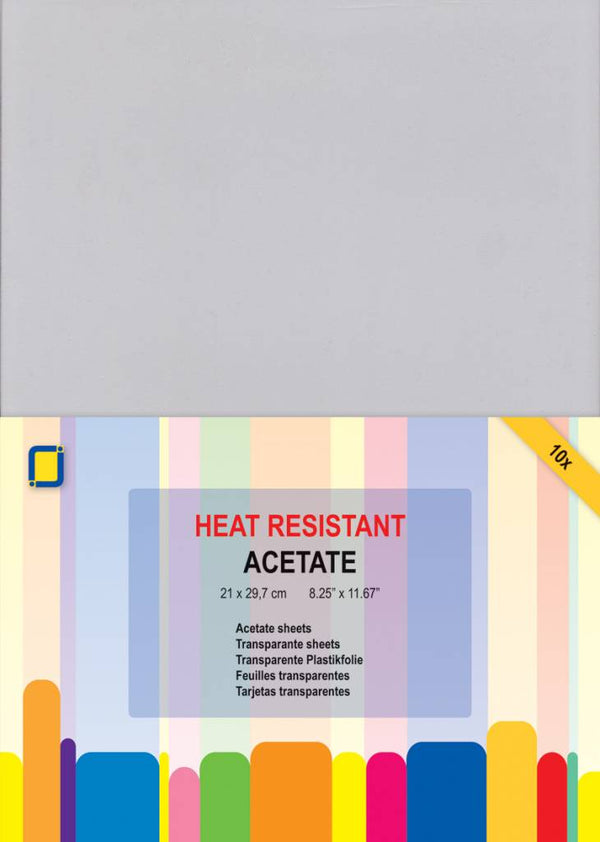 Hojas Acetato A4 Resistente al Calor - Pack 10 Hojas