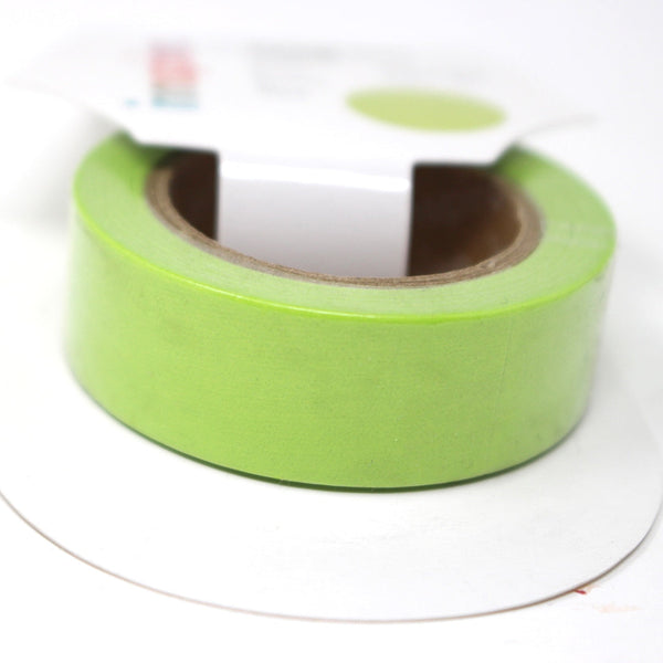 Cinta Washi Tape Verde Pistacho 15mmx10m (1)