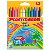 Ceras Plastidecor Colores Surtidos 12uds BIC