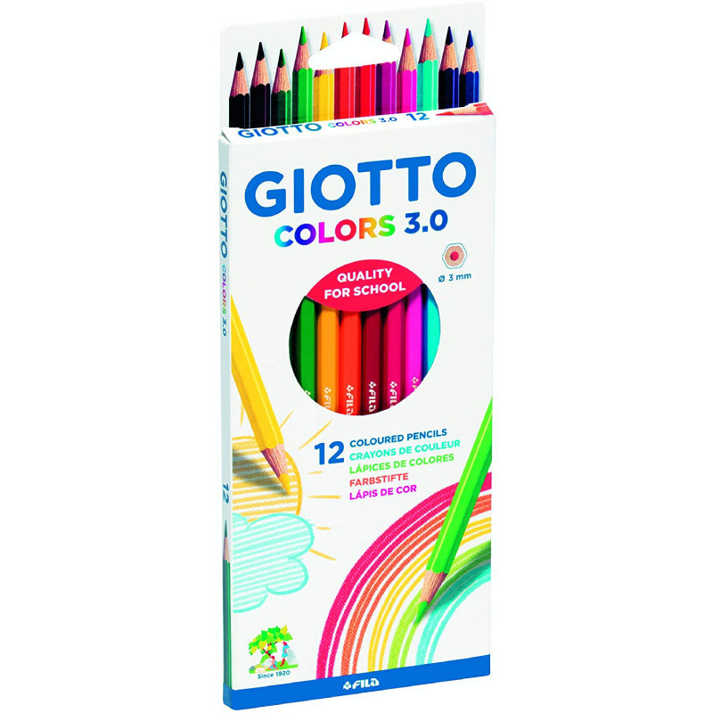 Estuche 12 Lápices de Colores Colors 3.0 GIOTTO