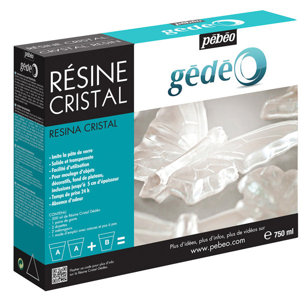 Resina Cristal Gedeo  750ml Pebeo