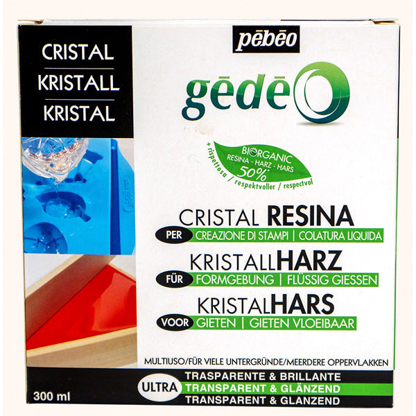 Resina Cristal Bio Gedeo 300ml Pebeo