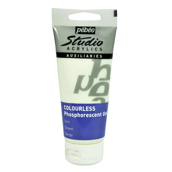 Gel Fosforescente Verde No Teñido 100ml Pebeo