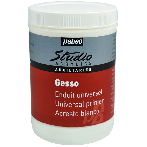 Gesso Blanco Acrílico 1L Pebeo