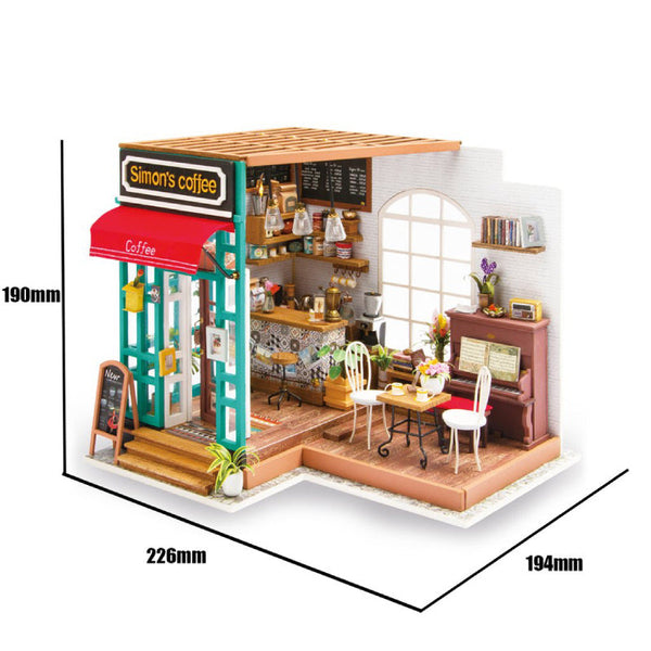 Habitación Miniatura Simon´s Coffee ROLIFE - milbby tienda de manualidades bellas artes y scrap
