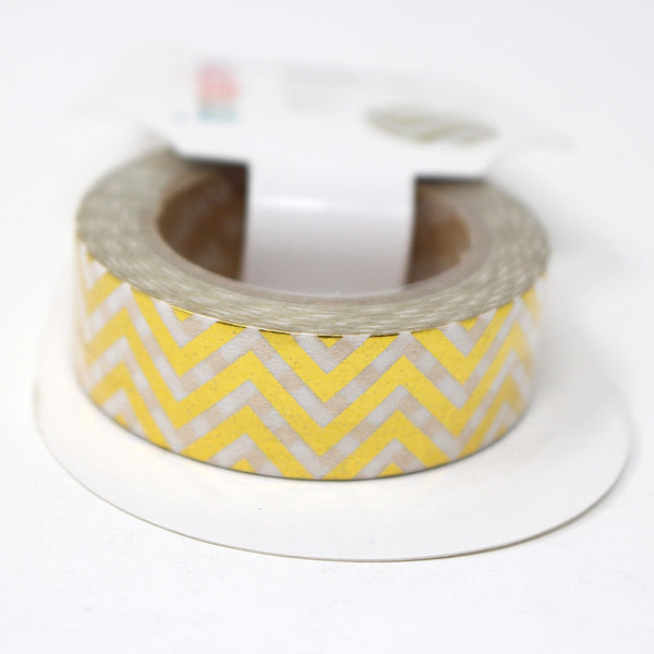 Cinta Washi Tape Foil Zig Zag Dorado 15mmx10m (1)