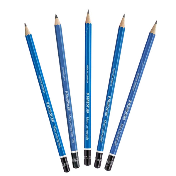 Lápices de Dibujo Grafito Lumograph Staedtler & 2H