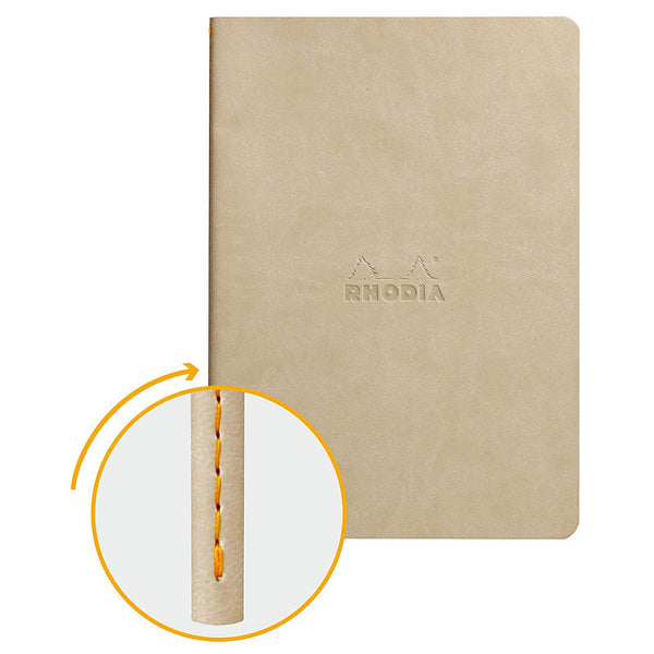 Libreta Cosida Beige A5 Rhodia