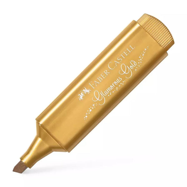 Subrayador Metálico Textliner 46 Faber Castell & Oro Metálico