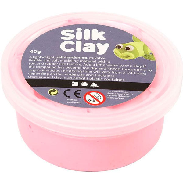 Pasta Silk Clay 40gr Rosa - milbby tienda de manualidades bellas artes y scrap