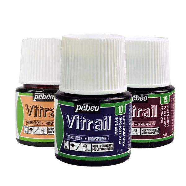Vitrail Transparente Pintura Vidrio 45 ml Pebeo