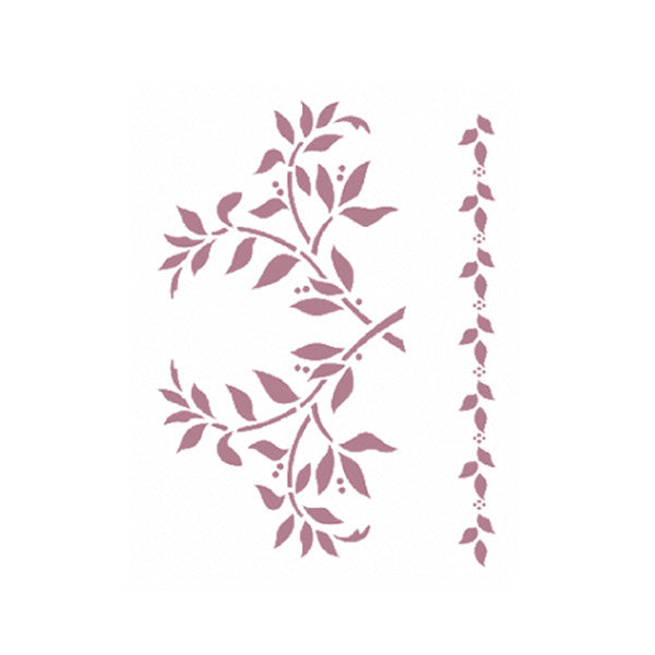 Plantilla Stencil Floral A5 Dayka