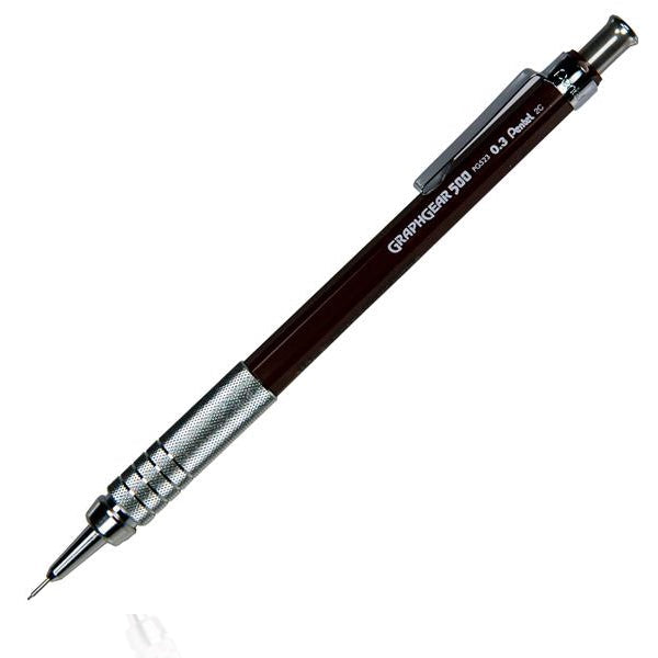 Portaminas Aluminio 0,3mm Pentel GraphGear PG523