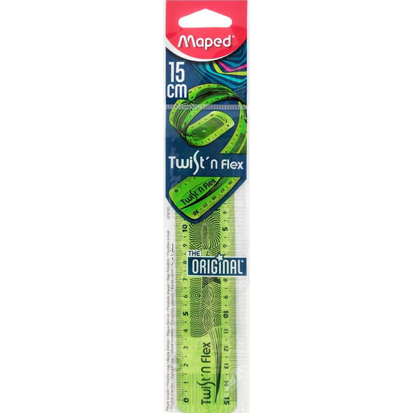 Regla Flexible Verde 15cm Maped