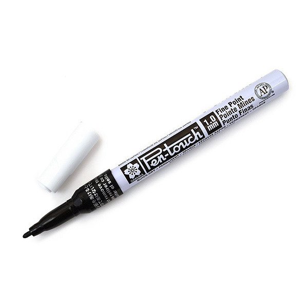 Rotulador Negro Sakura Pen Touch Fino 1mm