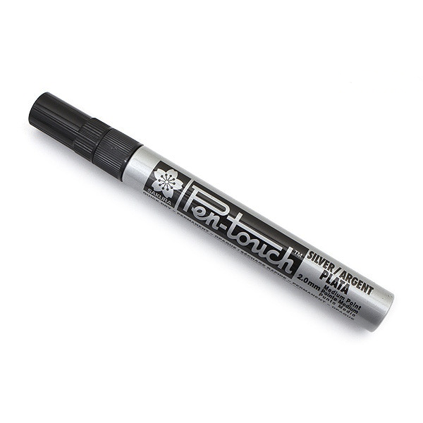 Rotulador Plata Sakura Pen Touch Medio 2mm