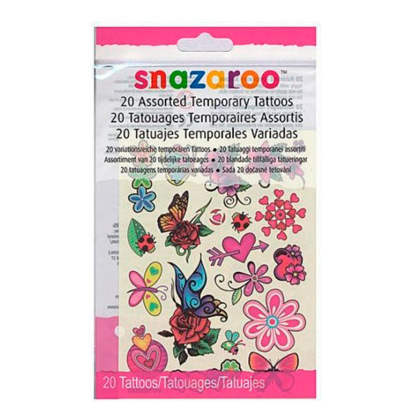 Set 20 Tatuajes Temporales