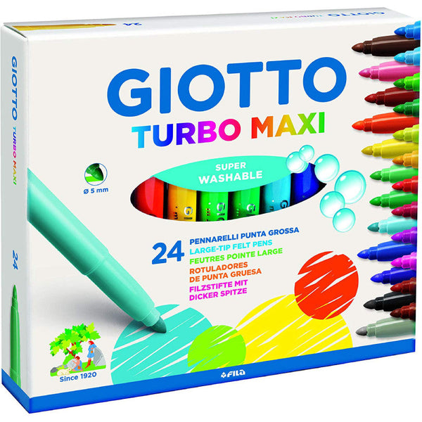 Estuche 24 Rotuladores Turbo Maxi GIOTTO