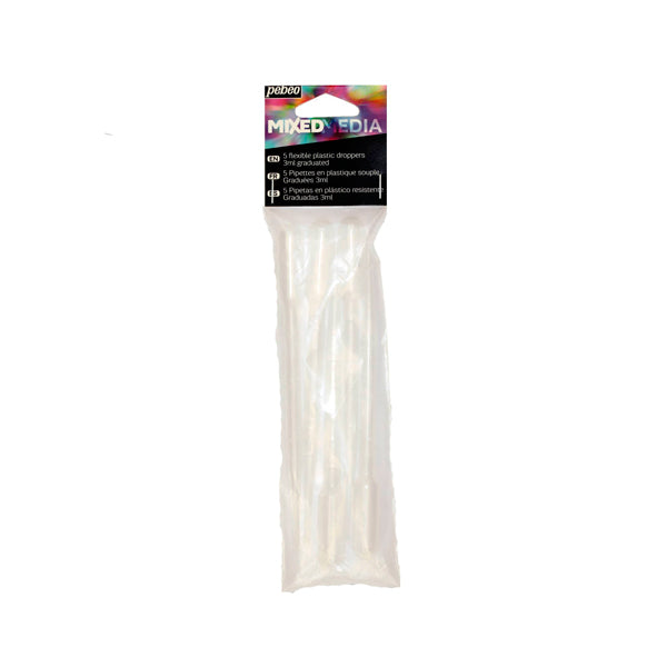 Set 5 Pipetas Plástico Pebeo