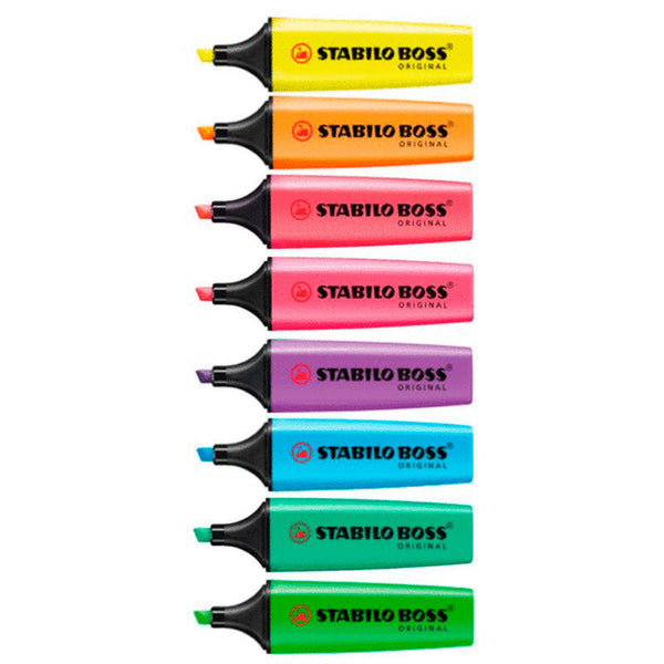 Subrayadores Fluorescentes Stabilo Boss Original